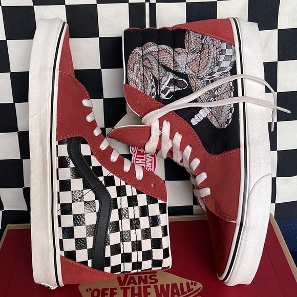 Vans Sk8-Hi Desert Snake/Chili Oil WMNS sneakers - Picture 12 of 16